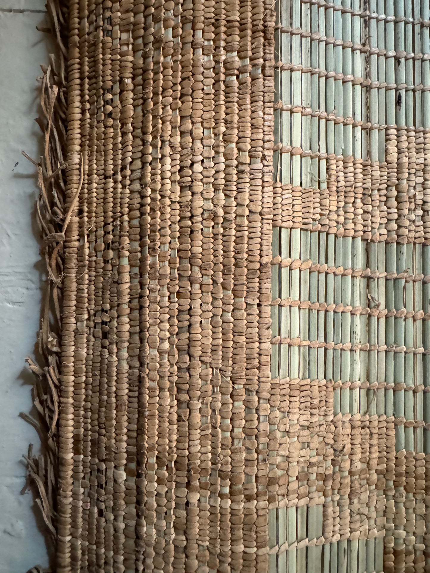 NATTE MAURITANIENNE 240 X 125 CUIR CLAIR -N9- MAURITANIE