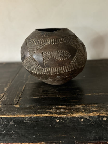 POT ZOULOU NOIR VINTAGE N6 - AFRIQUE DU SUD