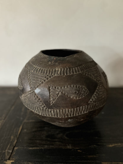 POT ZOULOU NOIR VINTAGE N6 - AFRIQUE DU SUD