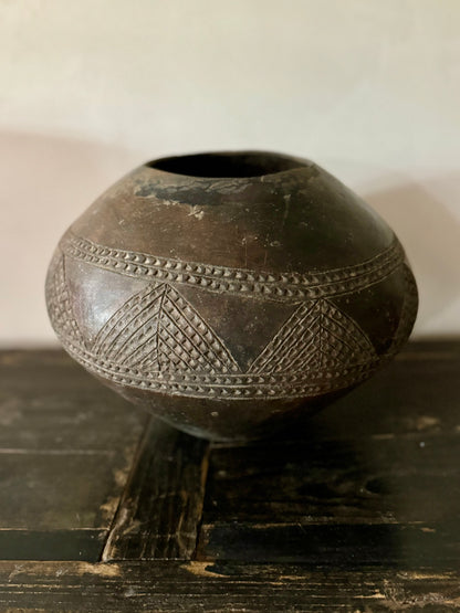 POT ZOULOU NOIR VINTAGE N4 - AFRIQUE DU SUD