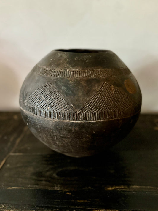 POT ZOULOU NOIR VINTAGE N7 - AFRIQUE DU SUD