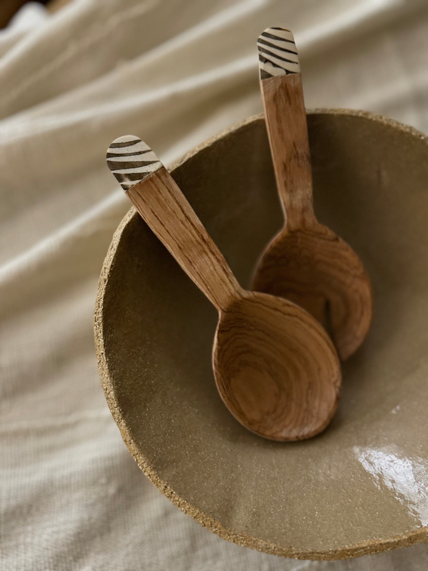 SET DE COUVERTS BOIS ET OS - KENYA